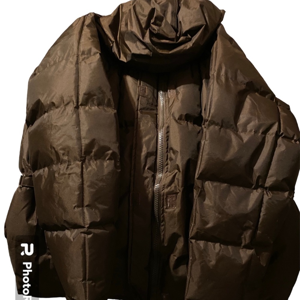 Original outerwear puffer jacket with removable hood size xl